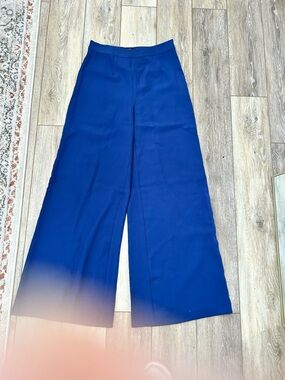 Forever 21 Bold Blue Wide-Leg Pants